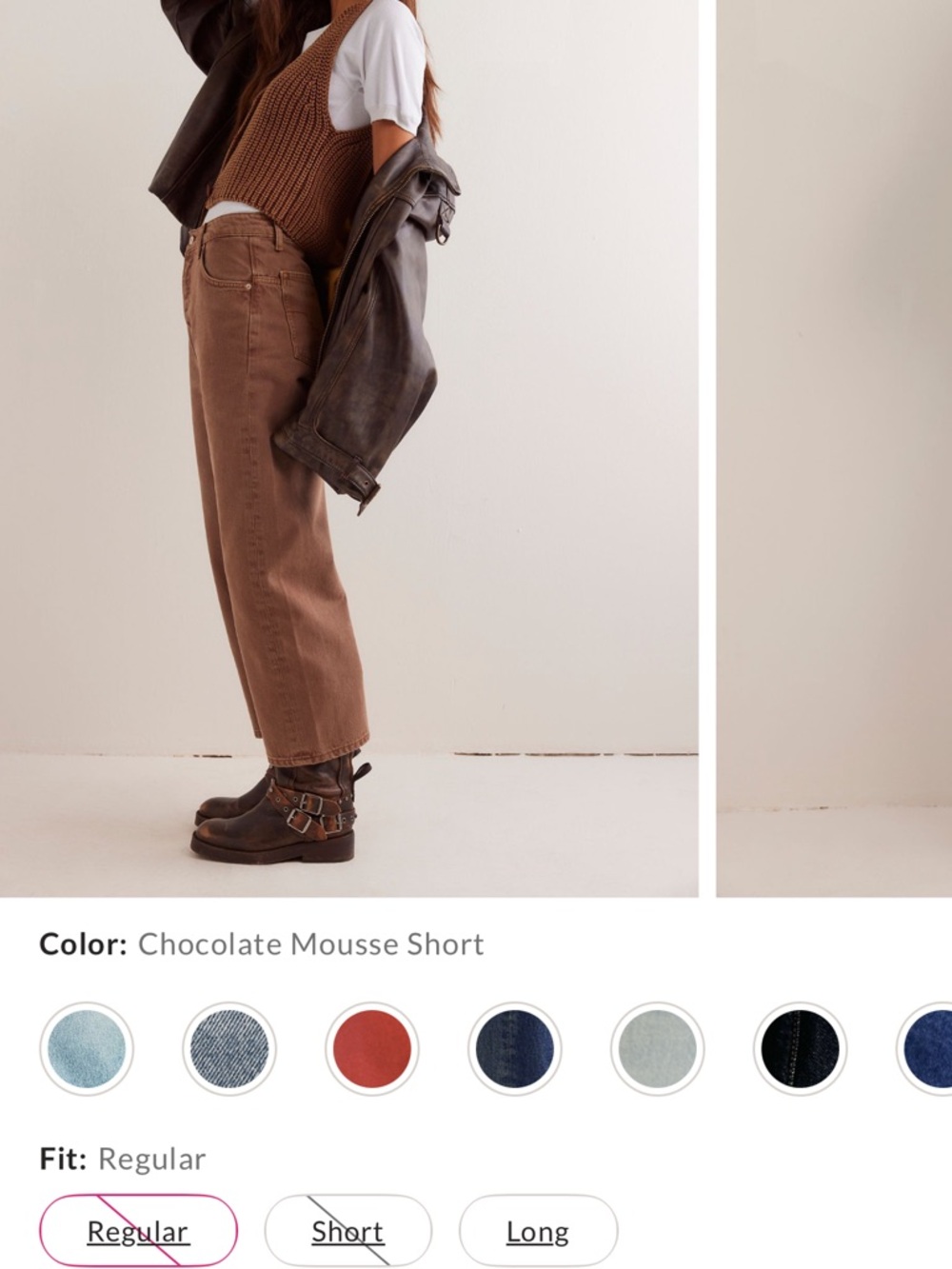 We The Free Free People Deep Trance in chocolate mousse . Size 27. Perfect. - Picture 8 of 9